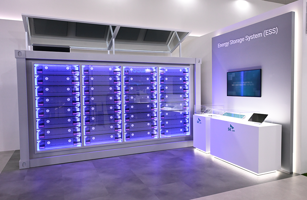 SK On’s containerized energy storage system (SK On)