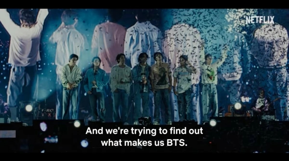 A scene from the trailer for "BTS: The Return." (Netflix)