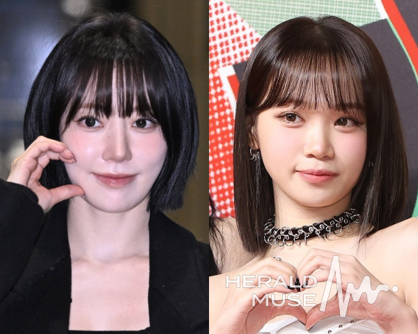 사쿠라, 김채원/사진=헤럴드뮤즈 DB