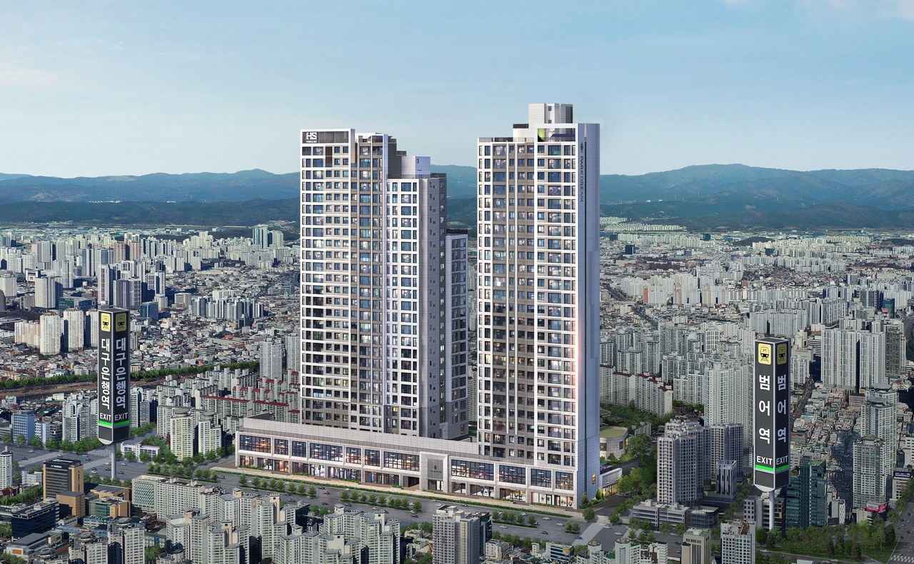 범어역 파크드림 디아르 조감도.[HS화성 제공]