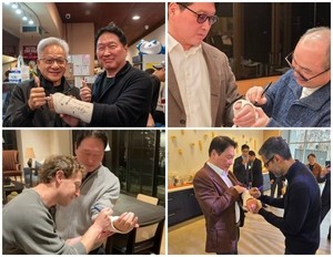 AI's most powerful buyers sign SK chairman's wrist cast
