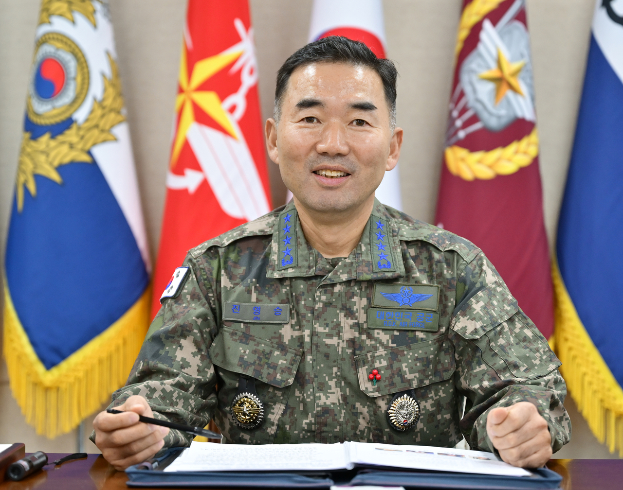 This Dec. 2, 2025, file photo provided by the Joint Chiefs of Staff, shows JCS Chairman Gen. Jin Yong-sung. (Yonhap)