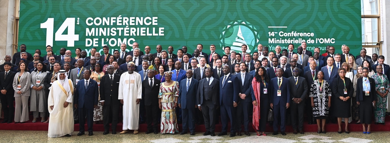 The opening ceremony of the 14th WTO Ministerial Conference kicks off in Cameroon on Thursday. (Yonhap)