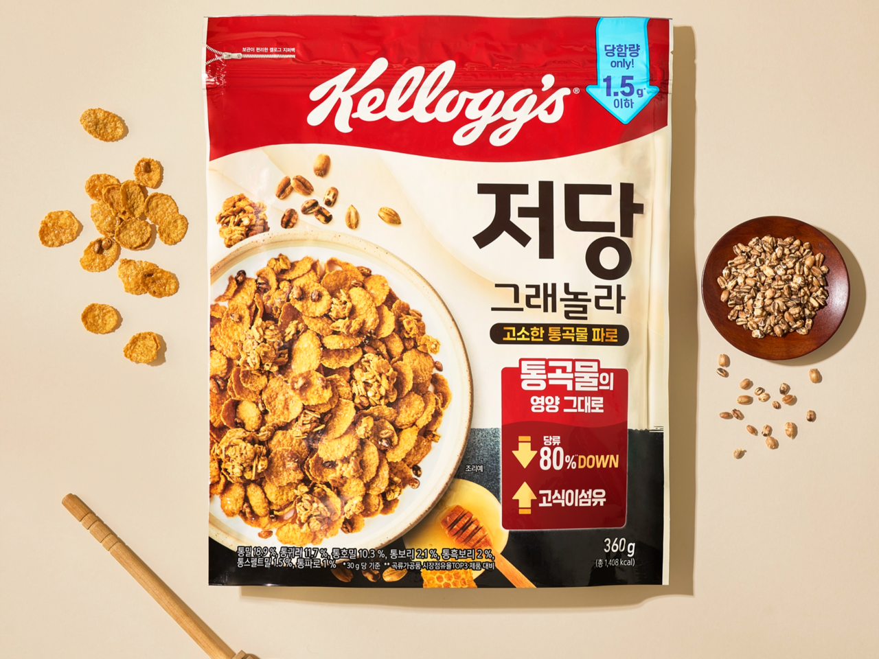 켈로그 ‘저당 그래놀라’ [켈로그 제공]
