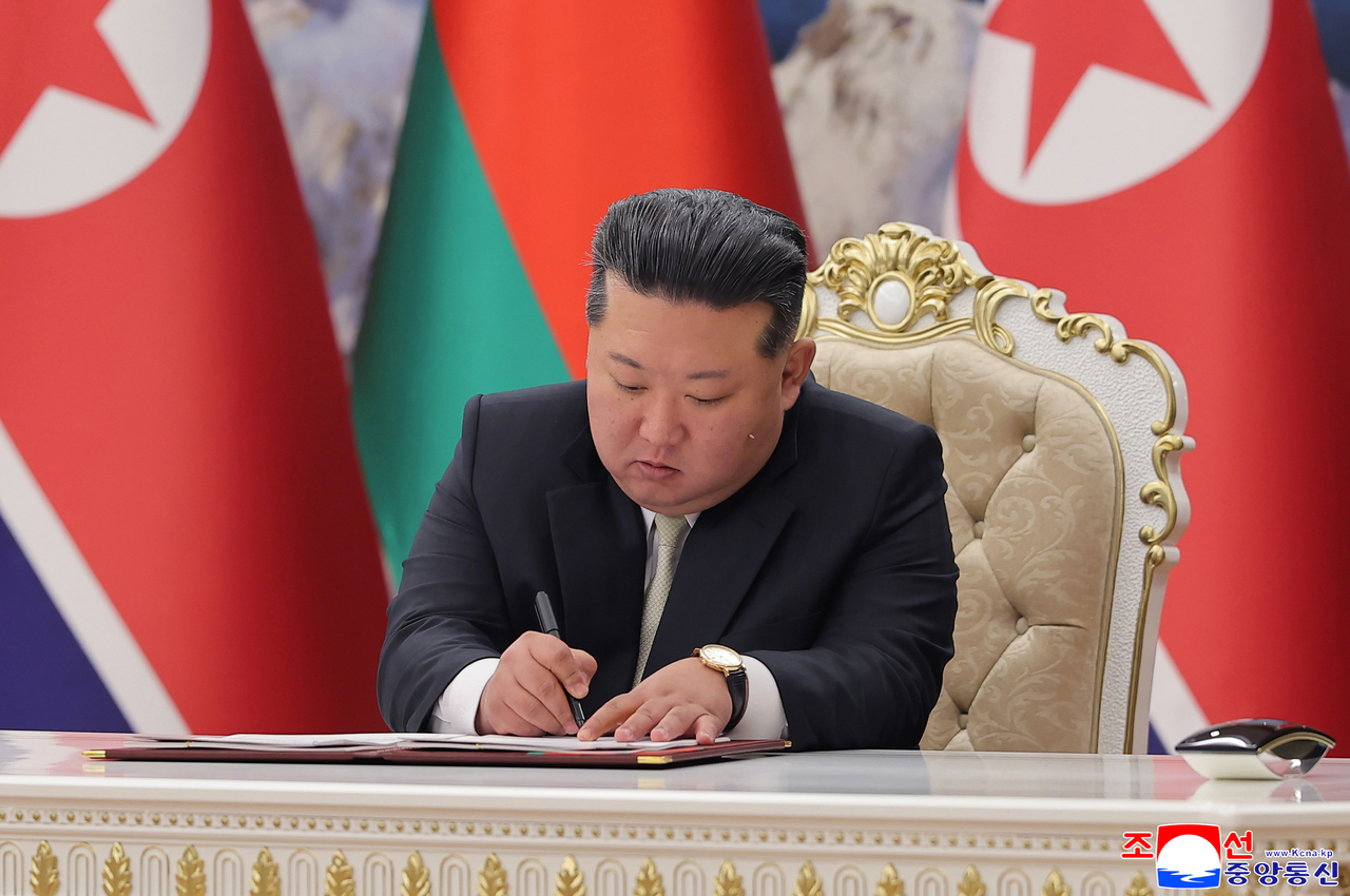 North Korean leader Kim Jong-un (KCNA)