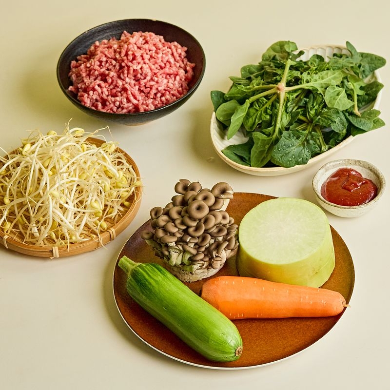 ‘소고기 비빔밥 밀프랩’  [우리의 식탁 제공]