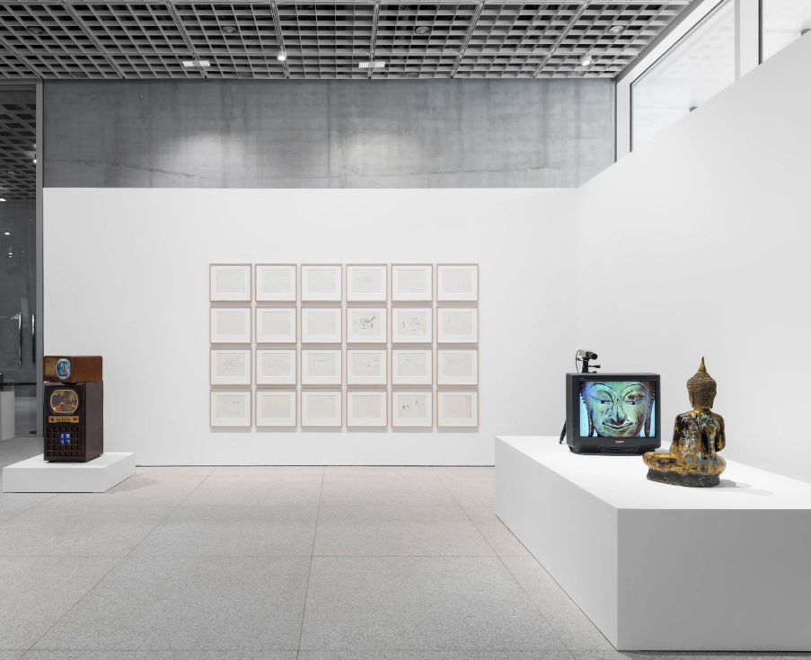 View of "Nam June Paik: Rewind / Repeat" in Seoul (Courtesy of Gagosian)