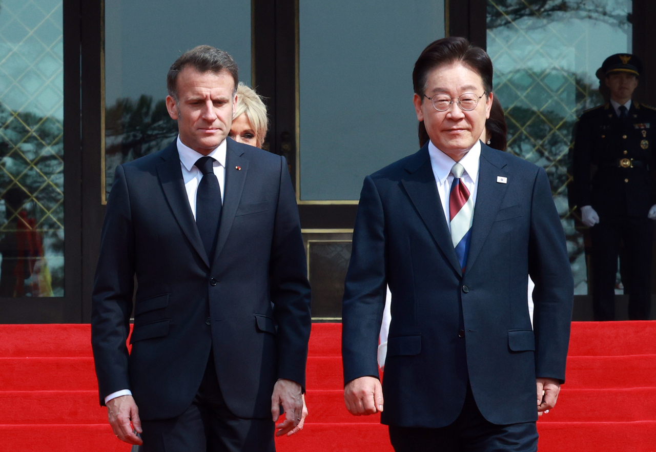 이재명 마크롱 정상회담