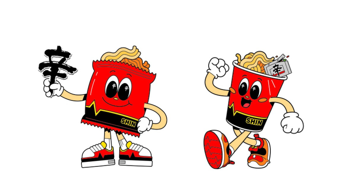 Nongshim's Shin Ramyun mascot named Shin (Nongshim)