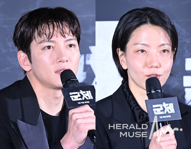 배우 지창욱, 김신록/사진=윤병찬 기자