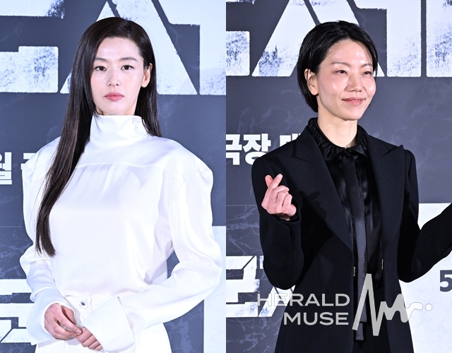 배우 전지현, 김신록/사진=윤병찬 기자