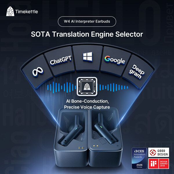 Timekettle Debuts at GITEX Asia 2026 with Award-Winning W4 AI