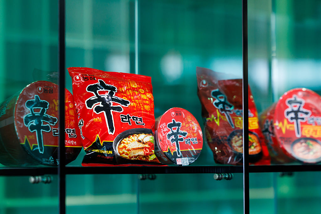 Packs of Shin Ramyun instant noodles (Getty Images)