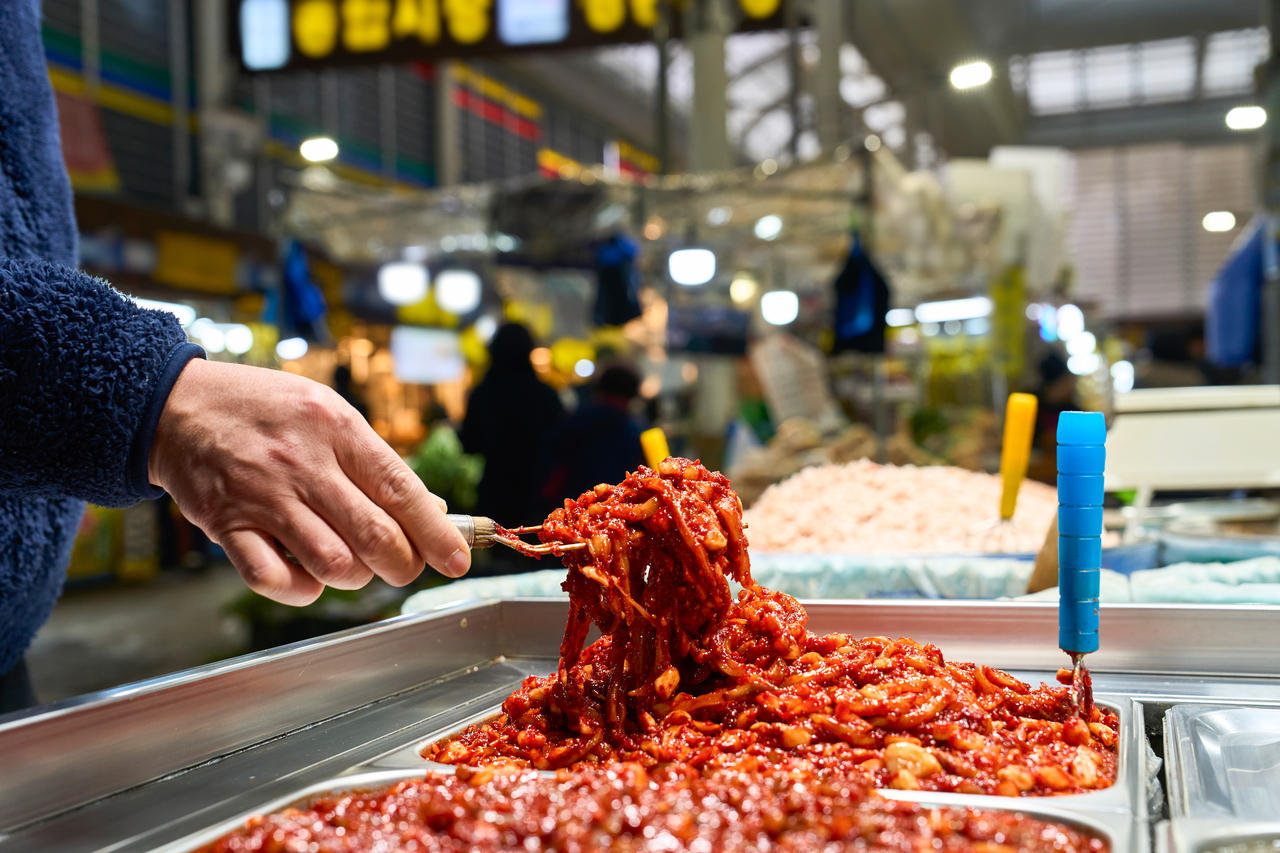 Jeotgal is a Korean fermented seafood, with diverse ingredients, including salted fish, roe, or innards. (Getty Image)