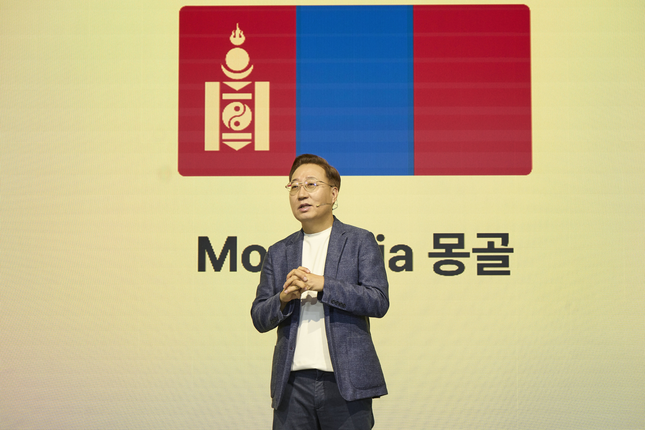 Kakao Bank CEO Yun Ho-young speaks during the 2026 Kakao Bank Press Talk conference in Seoul on Wednesday. (Kakao Bank)