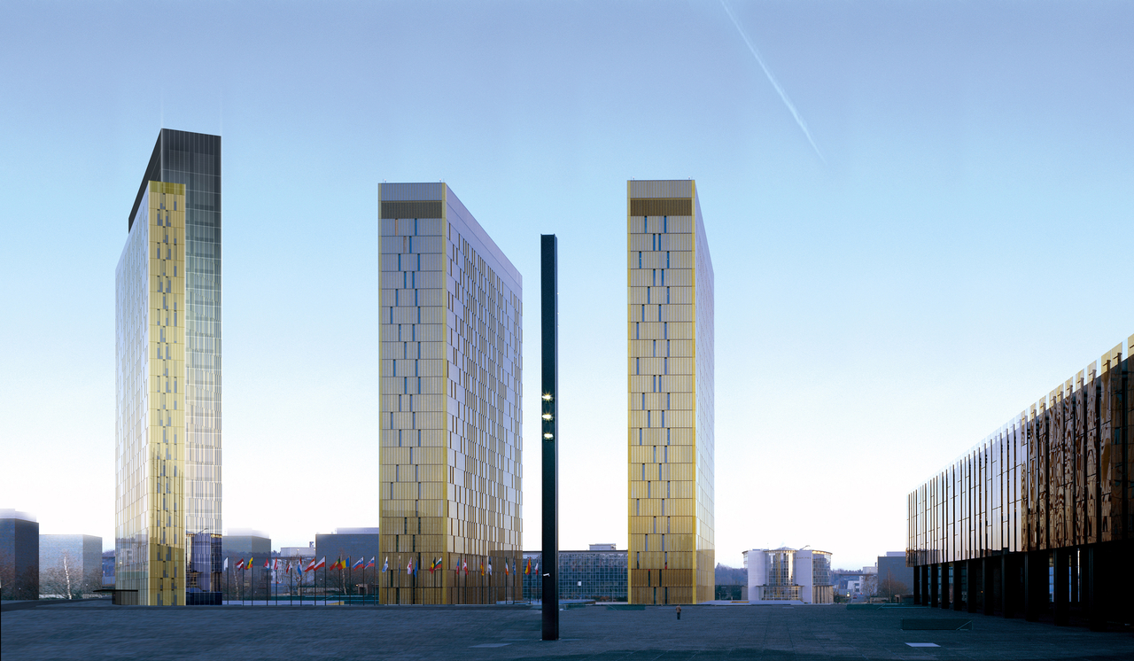 The Court of Justice of the European Union  (©Georges Fessy_Dominique Perrault Architecte_Adagp)