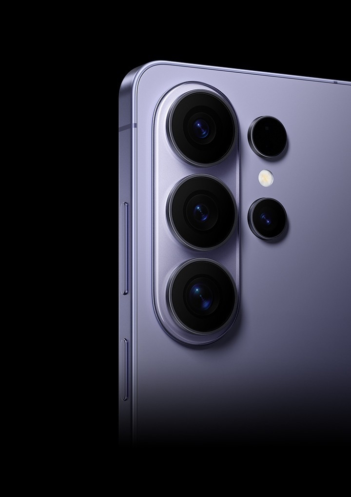 Samsung's Galaxy S26 Ultra in Cobalt Violet features the new 