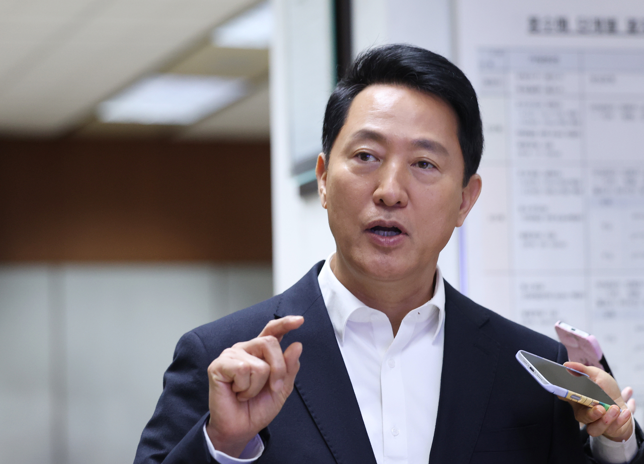 오세훈 서울시장. <연합>