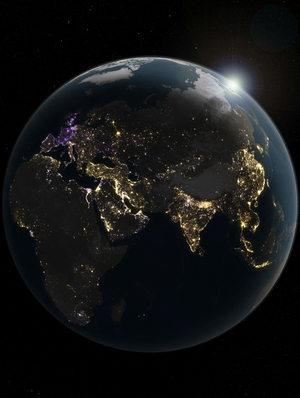 Satellite data shows Earth is getting ever brighter at night