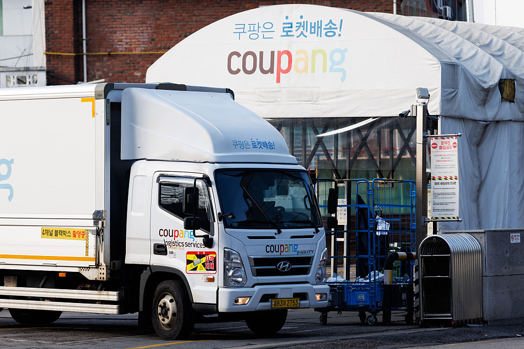 A Coupang delivery truck (Getty Images)