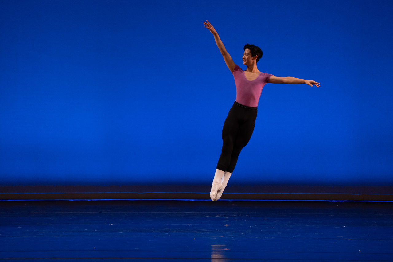 Park Youn-jae performs Jerome Robbins' "Interplay." (Emma Zordan)
