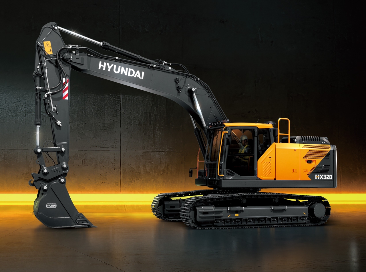 HD Construction Equipment's next-generation excavator HX320 (HD Construction Equipment)