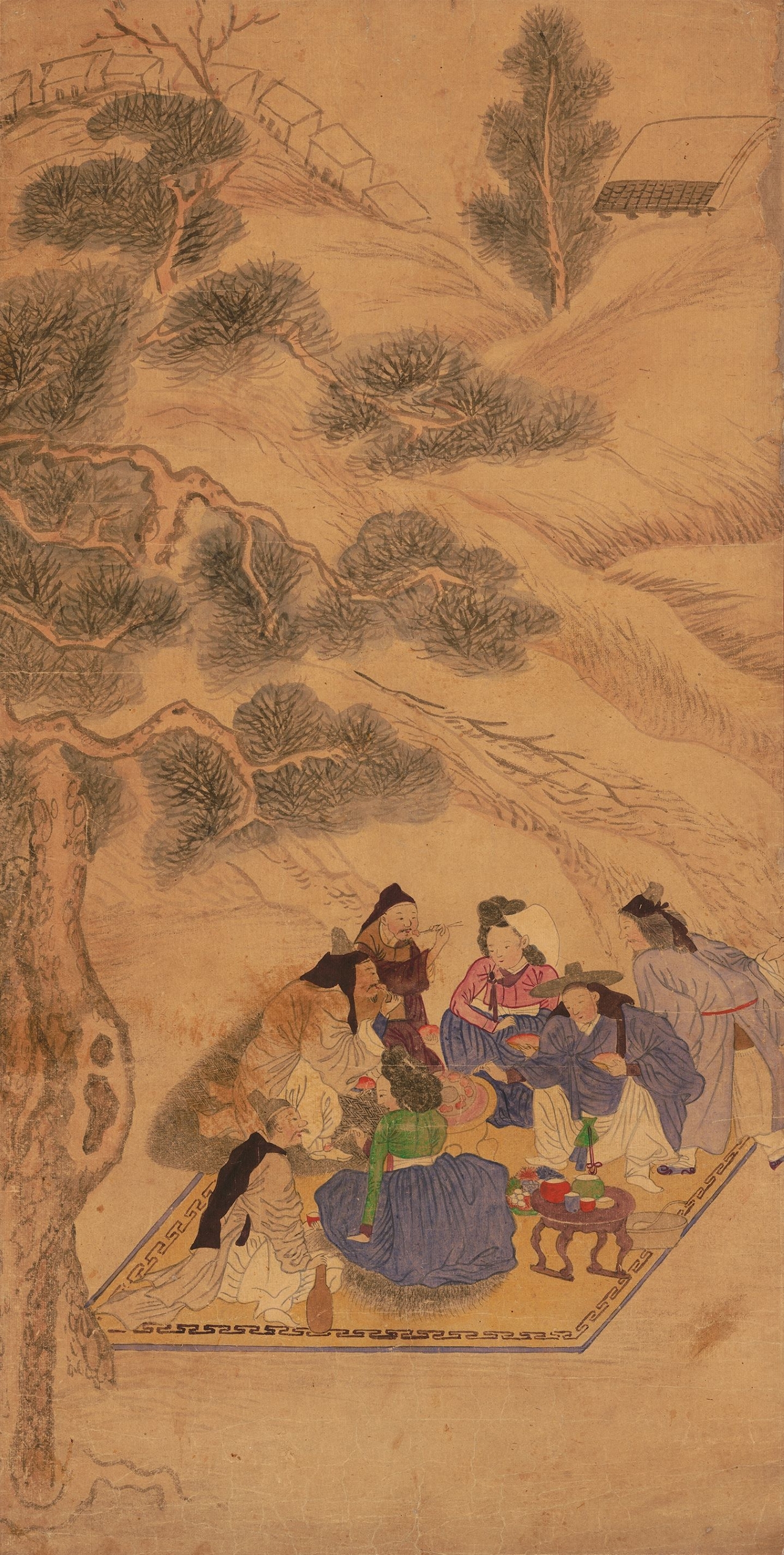 조선시기 작가미상 ‘야연(野宴)’ [국립중앙박물관 제공]