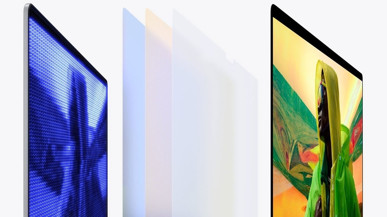 Apple introduced mini-LED in the 2021 MacBook Pro, the architecture now set to be replaced by OLED panels made in Korea. (Apple)