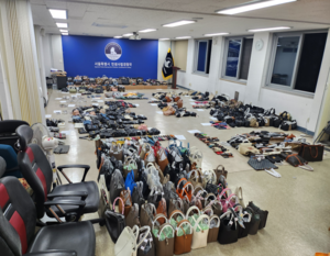 Seoul seizes W7b haul of fake luxury goods