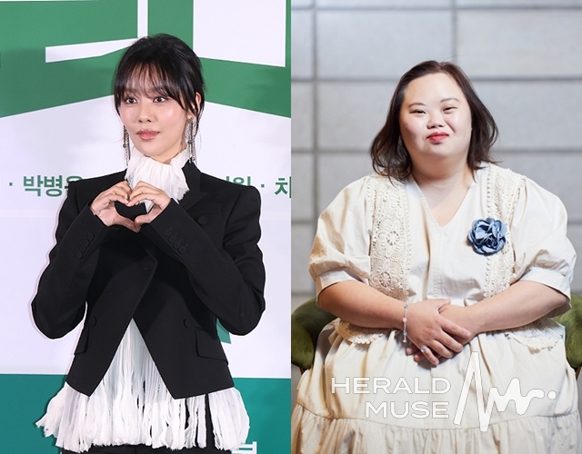 배우 차주영, 서은혜 작가/사진=헤럴드뮤즈 DB, 영화사 진진 제공