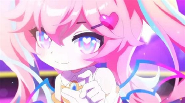 A scene from a 2023 promotional video for MapleStory by Nexon, in which the character's hand gesture sparked controversy (Nexon)