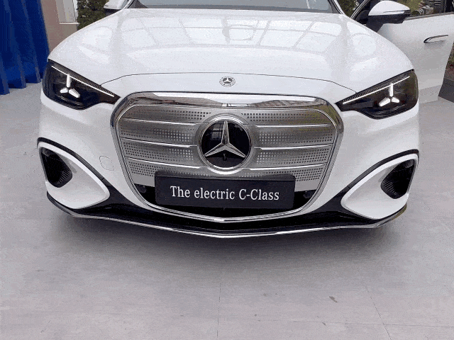 Mercedes-Benz’s The All-New Electric C-Class sedan (Byun Hye-jin/The Korea Herald)