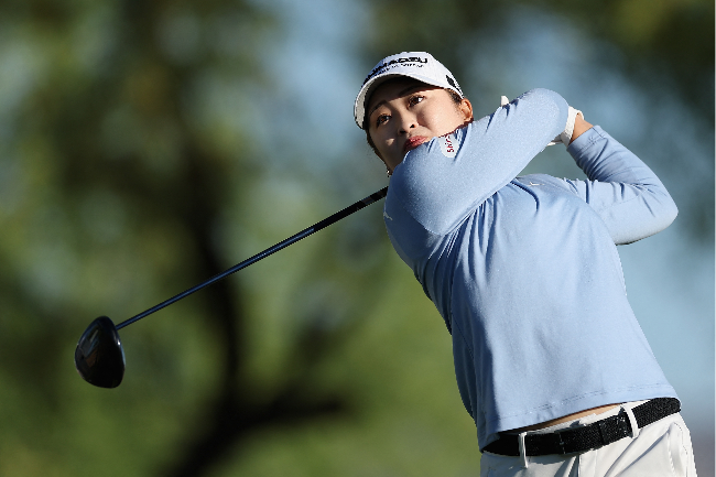 Mao Saigo of Japan, defending champion of the 2025 Chevron Championship  AFP-Yonhap