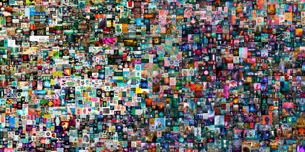현재 가치로 한화 약 900억원(약 6930만달러)에 거래된 디지털 아티스트 비플(Beeple)의 작품 ‘매일: 첫 5000일’. 2021년 NFT 시장의 상징적 첫 거래로 기록됐다.