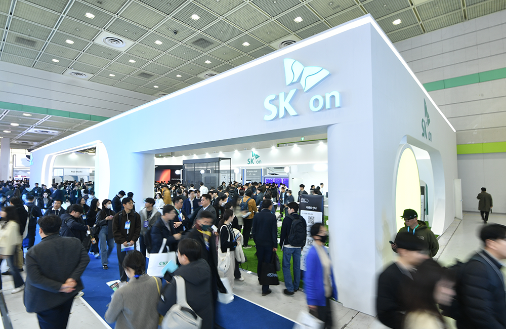 SK On’s exhibition booth at the InterBattery 2026 held from March 11 to 13 (SK On)