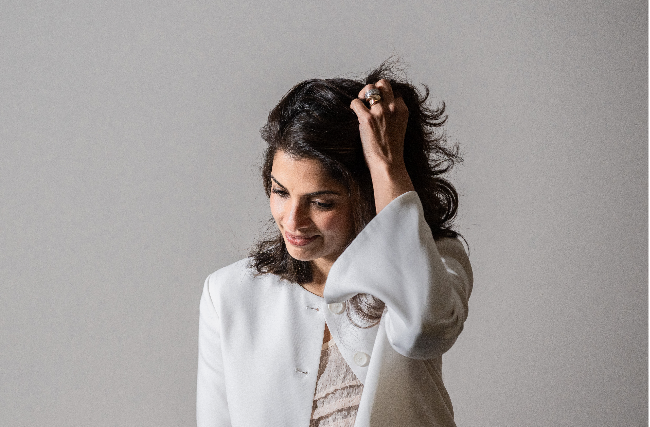 Urmila Venugopalan, president and managing director of the Motion Picture Association's Asia-Pacific region, poses for a photo at The Korea Herald headquarters in Yongsan-gu, Seoul, Monday. (Yoon Chang-bin/The Korea Herald)
