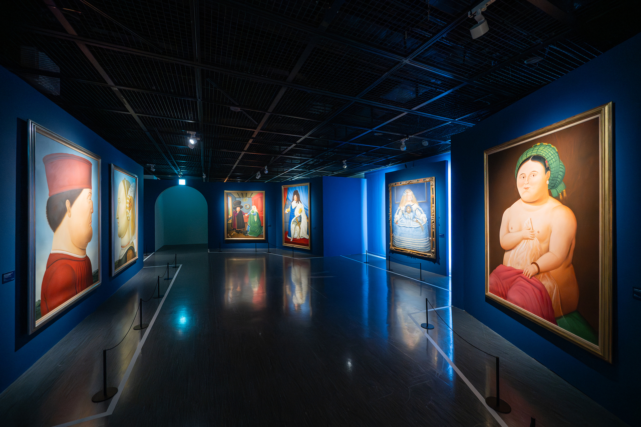 View of "Fernando Botero: The Triumph of Form" at at Seoul Arts Center in Seoul (Courtesy of Seoul Arts Center)
