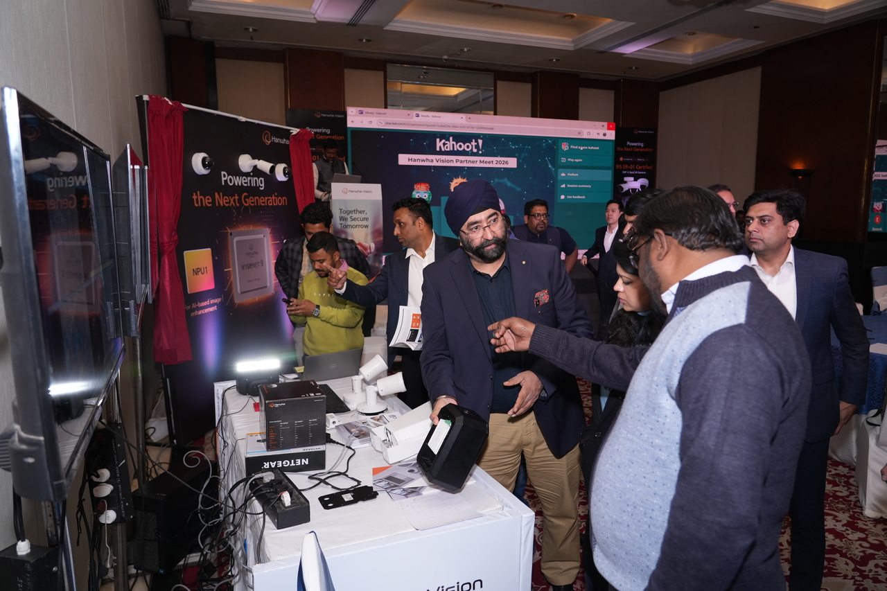 Hanwha Vision hosts a roadshow in Delhi in January this year. (Hanwha Vision)