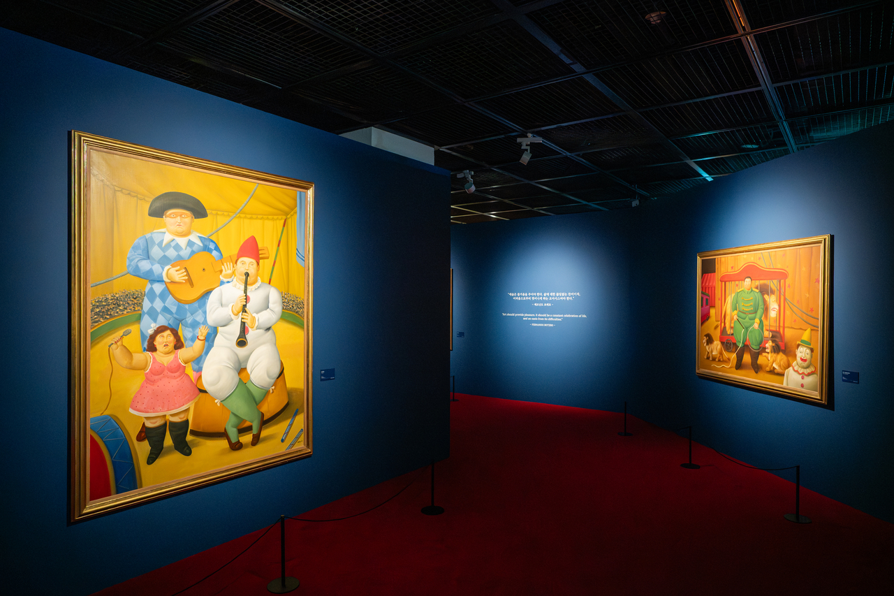 View of "Fernando Botero: The Triumph of Form" at at Seoul Arts Center in Seoul (Courtesy of Seoul Arts Center)