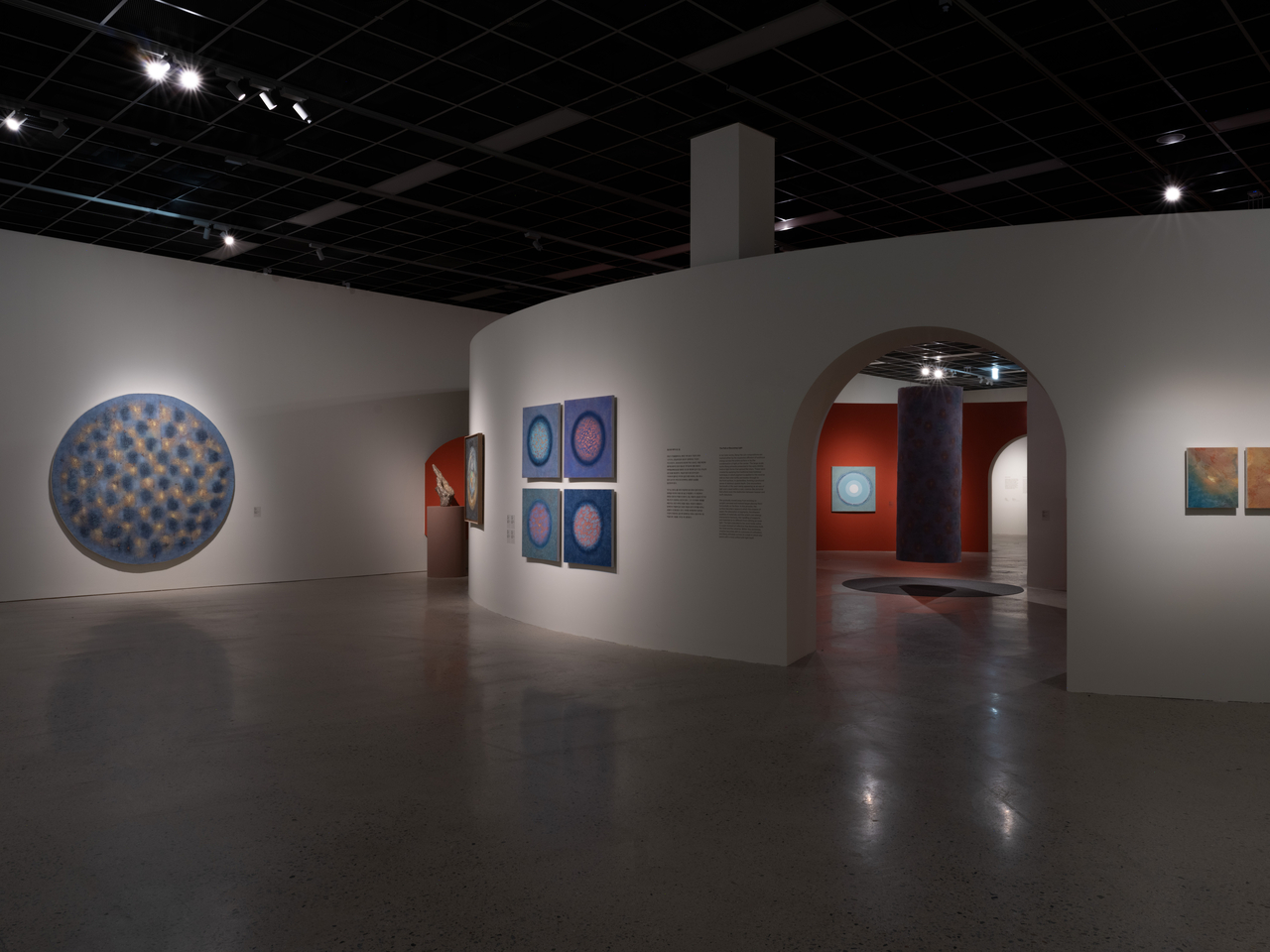 Installation view of “Bang Hai Ja: Sowing Light Across Heaven and Earth” at MMCA Cheongju (Courtesy of the museum)