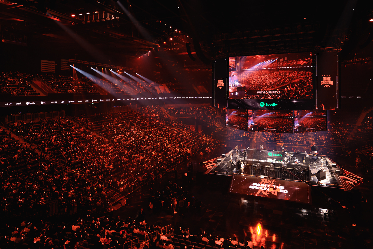 "2026 T1 Home Ground" held at Inspire Arena in Incheon, Friday. (T1)
