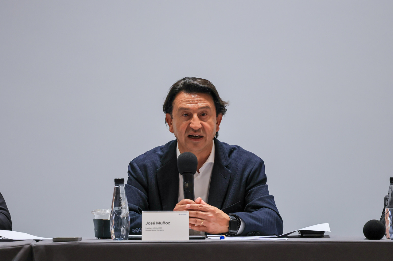 Hyundai Motor CEO Jose Munoz speaks at a media roundtable held on the sidelines of the Auto China 2026 on Friday in Beijing. (Hyundai Motor Group)