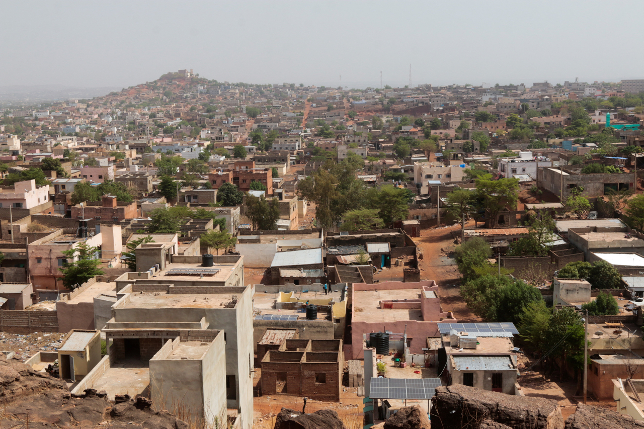 A general view of Bamako after insurgents launched attacks on military bases across the country, in Bamako, Mali, Saturday (Reuters-Yonhap)