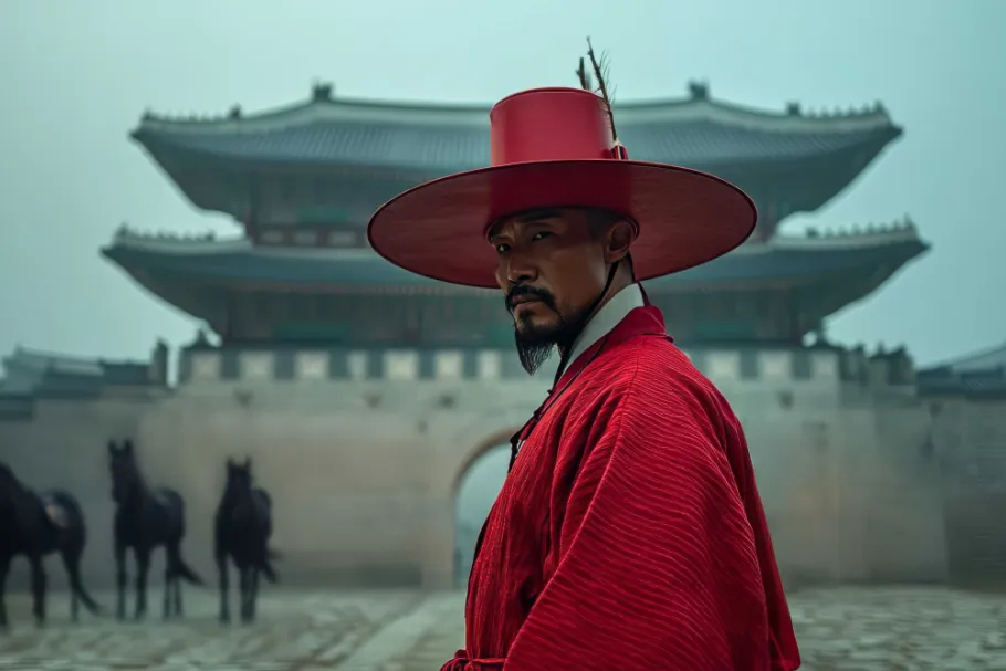 "Man in Hanbok" (Bluefilm works)