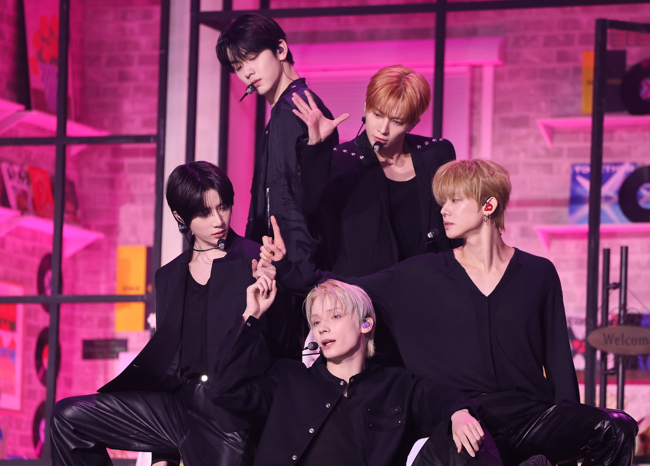 K-pop group Tomorrow X Together  (Yonhap)