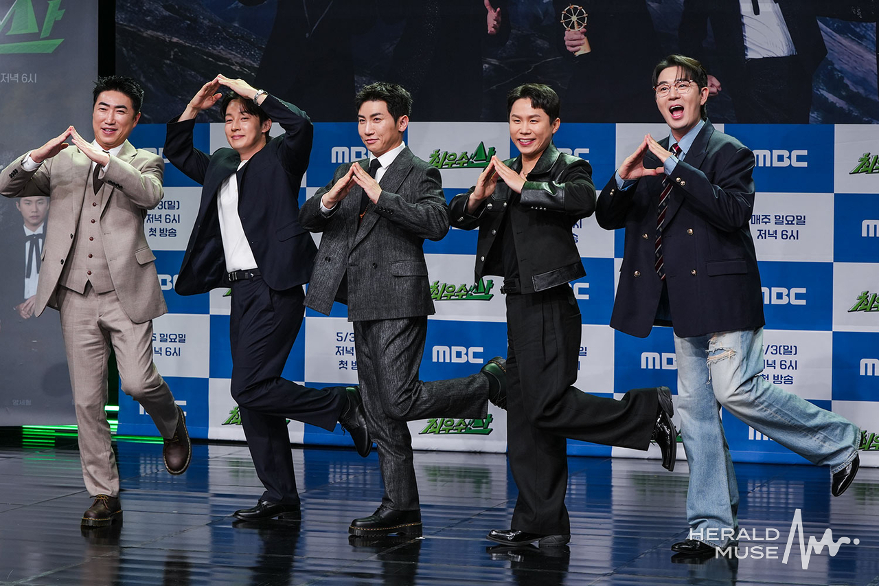 장동민, 허경환, 유세윤, 양세형, 붐/사진=민경빈 기자