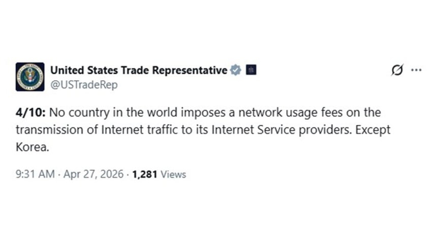 USTR’s post on X