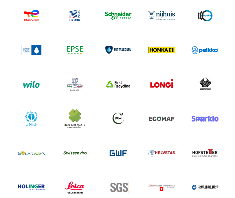 This screenshot from the official RES 2026  website lists some of the participating companies at the Regional Ecological Summit Expo 2026 (RES2026)