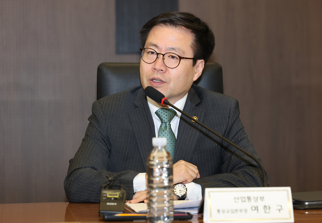 Trade Minister Yeo Han-koo is seen in this file photo taken April 9, 2026. (Yonhap)