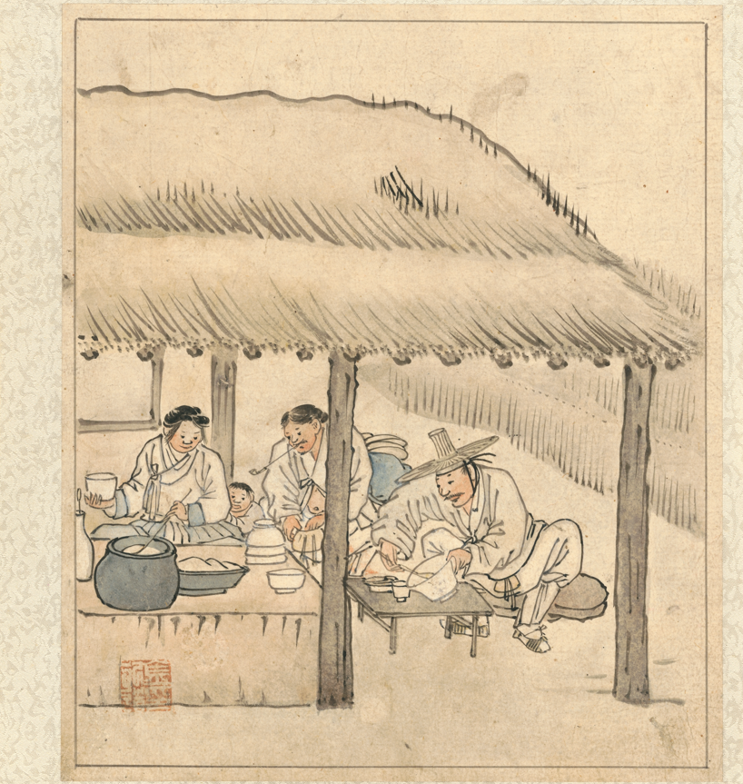 "A Tavern" by Kim Hong-do (National Museum of Korea)